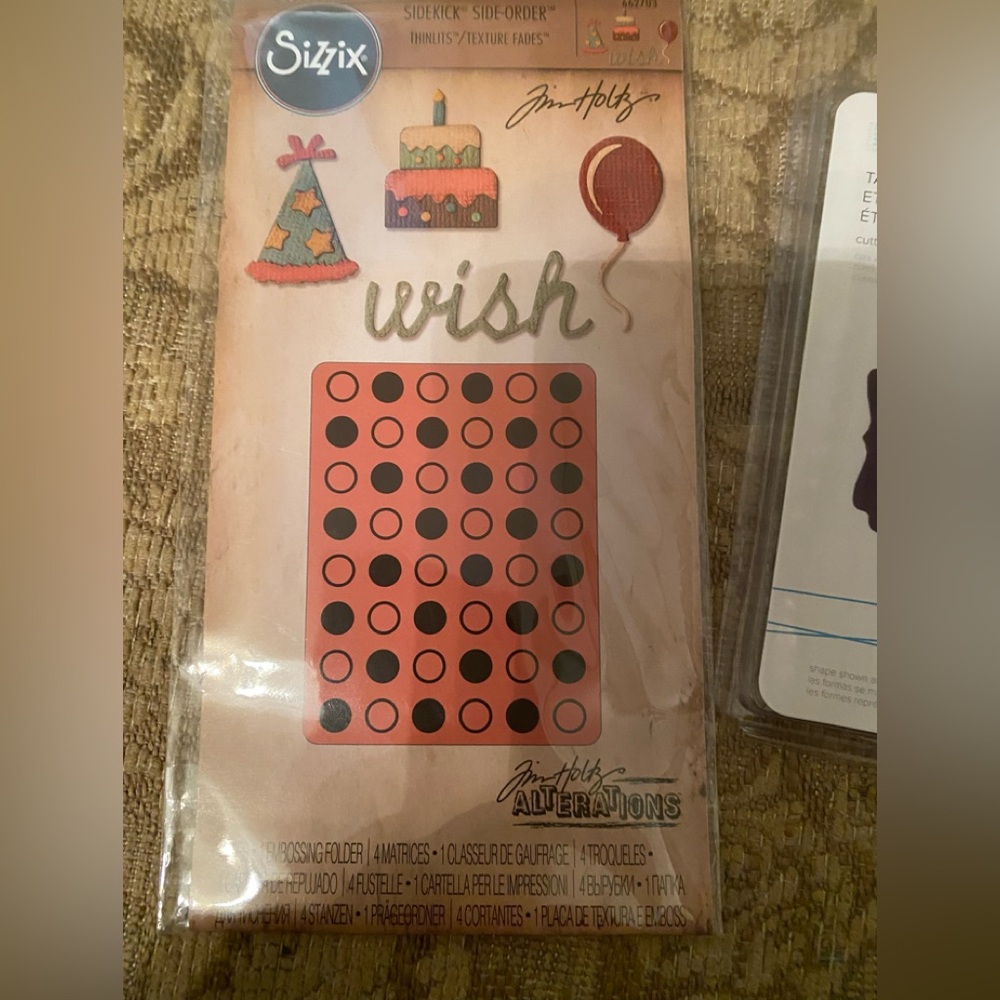 Sizzix Tim Holtz Birthday Dies New